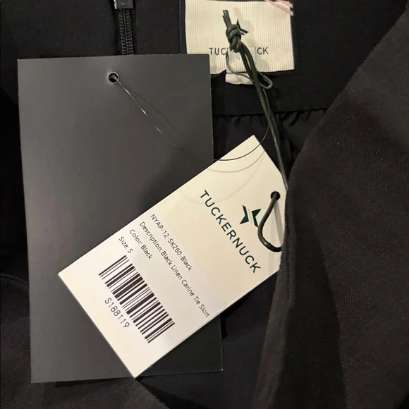 New With Tags Tuckernuck Black Linen Carine Tie Skirt Sz S - Picture 8 of 8